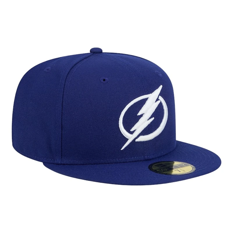 Tampa Bay Lightning Blue Team Basic NHL New Era 59FIFTY Fitted Hat
