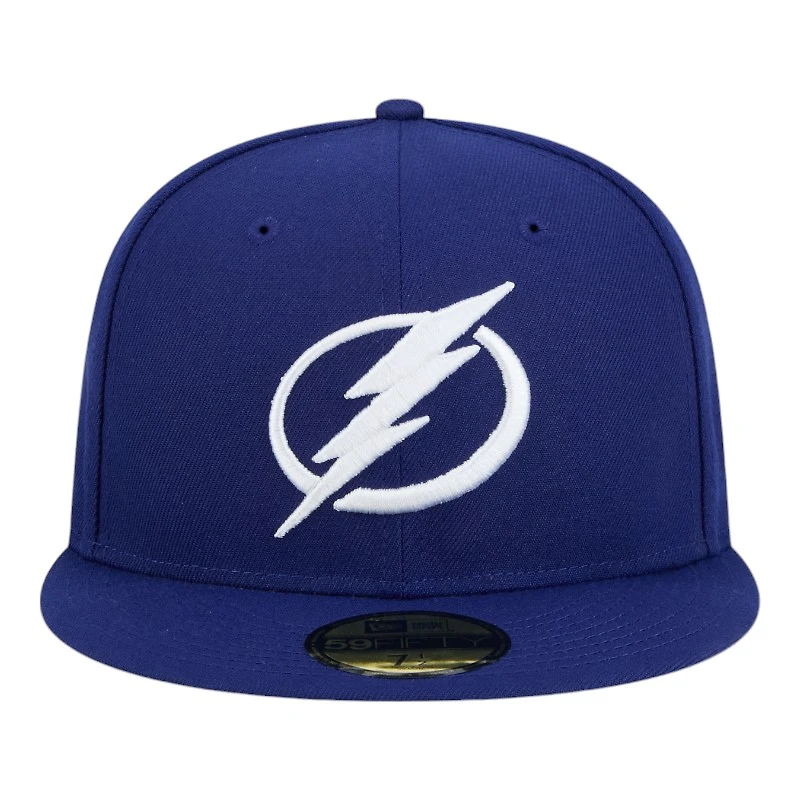Tampa Bay Lightning Blue Team Basic NHL New Era 59FIFTY Fitted Hat