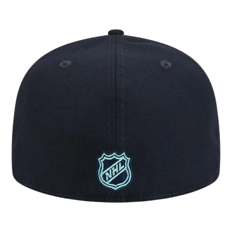Seattle Kraken Navy Team Basic NHL New Era 59FIFTY Fitted Hat