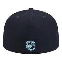 Seattle Kraken Navy Team Basic NHL New Era 59FIFTY Fitted Hat