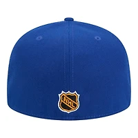 Quebec Nordiques Blue Team Basic NHL New Era 59FIFTY Fitted Hat