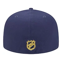 Nashville Predators Navy Team Basic NHL New Era 59FIFTY Fitted Hat