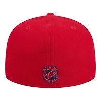 Montreal Canadiens Red Team Basic NHL New Era 59FIFTY Fitted Hat