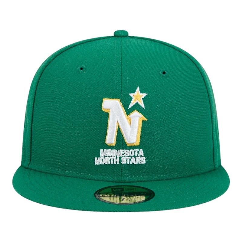 Minnesota North Stars Green Team Basic NHL New Era 59FIFTY Fitted Hat