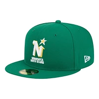 Minnesota North Stars Green Team Basic NHL New Era 59FIFTY Fitted Hat