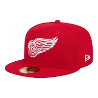 Detroit Red Wings Team Basic NHL New Era 59FIFTY Fitted Hat