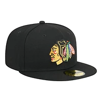 Chicago Blackhawks Team Basic NHL New Era 59FIFTY Fitted Hat