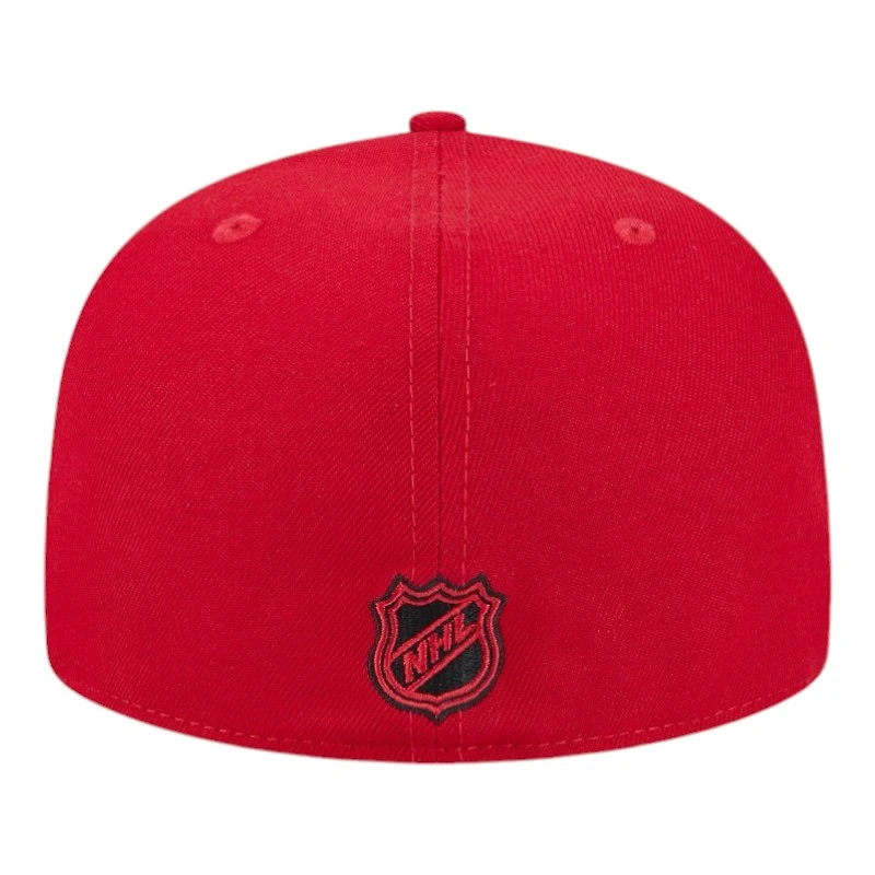 Chicago Blackhawks Red Team Basic NHL New Era 59FIFTY Fitted Hat