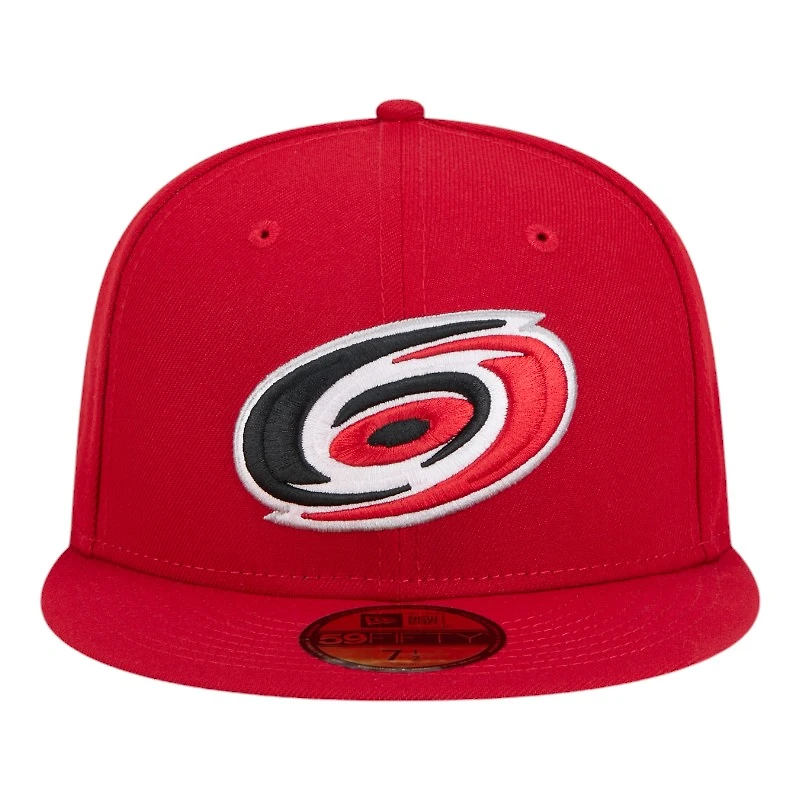 Carolina Hurricanes Red Team Basic NHL New Era 59FIFTY Fitted Hat