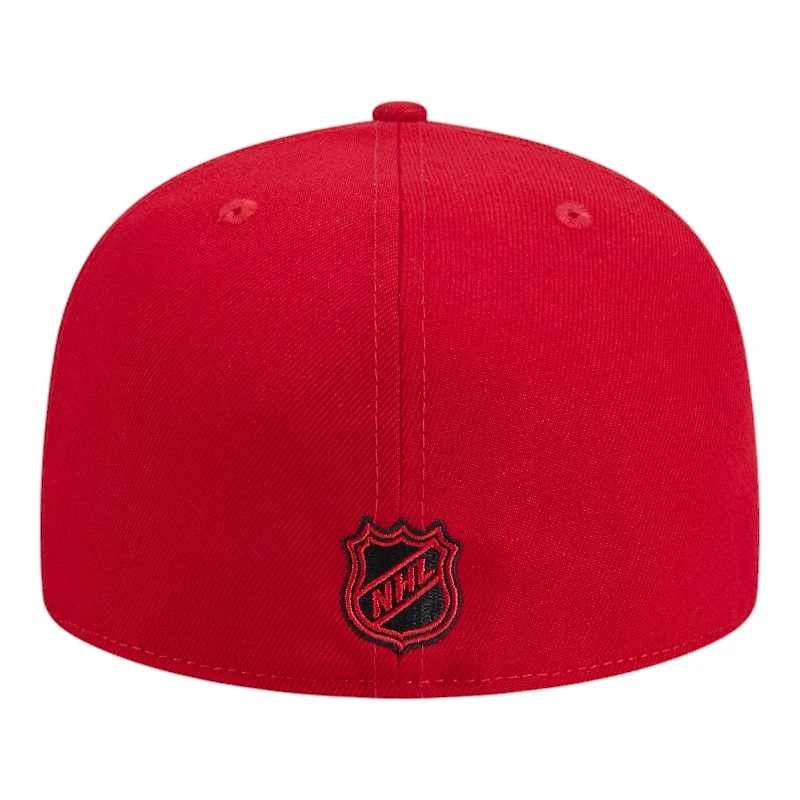 Carolina Hurricanes Red Team Basic NHL New Era 59FIFTY Fitted Hat