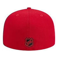Carolina Hurricanes Red Team Basic NHL New Era 59FIFTY Fitted Hat