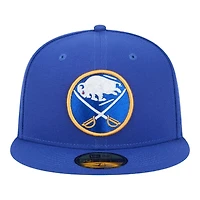 Buffalo Sabres Blue Team Basic NHL New Era 59FIFTY Fitted Hat