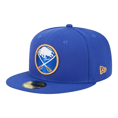Buffalo Sabres Blue Team Basic NHL New Era 59FIFTY Fitted Hat