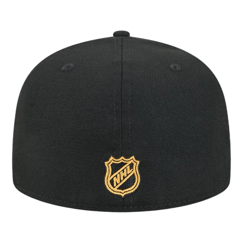 Boston Bruins Black Team Basic NHL New Era 59FIFTY Fitted Hat