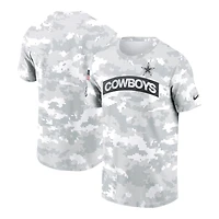 Dallas Cowboys Gray 2024 Salute To Service Nike Performance T-Shirt