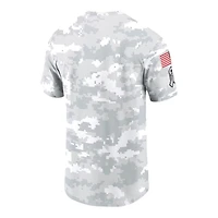 Dallas Cowboys Gray 2024 Salute To Service Nike Performance T-Shirt