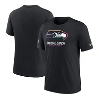 Seattle Seahawks Black Nike 2024 NFL Crucial Catch T-Shirt