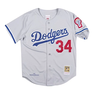 Los Angeles Dodgers Fernando Valenzuela Cooperstown 1981 Authentic Mitchell & Ness Jersey