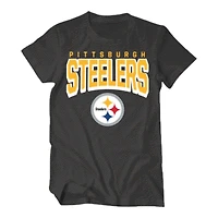 Youth Pittsburgh Steelers Black NFL on the Block Cotton Shirt