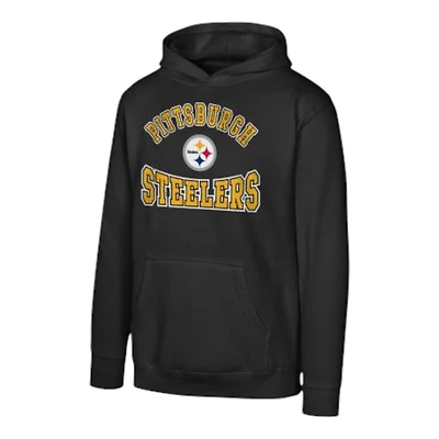 Youth Pittsburgh Steelers Black NFL Hometown Pullover Fleece Hoodie