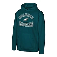 Youth Philadelphia Eagles Green NFL Hometown Pullover Fleece Hoodie