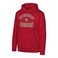 Youth San Francisco 49ers Red NFL Hometown Pullover Fleece Hoodie