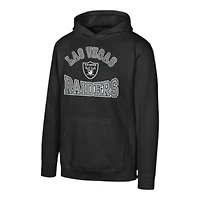 Youth Las Vegas Raiders Black NFL Hometown Pullover Fleece Hoodie