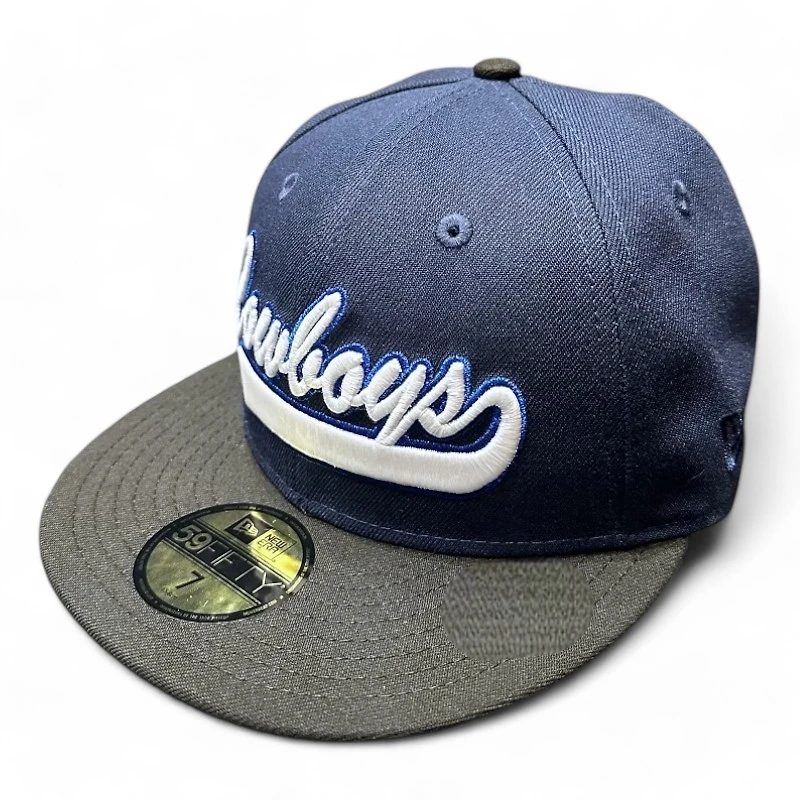 Dallas Cowboys Navy and Black Script SB XXVII Patch Gray UV New Era 59FIFTY Fitted Hat