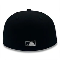 Los Angeles Dodgers Black Cascade 40th Anni Patch Gray UV New Era 59FIFTY Fitted Hat