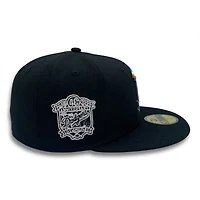 Los Angeles Dodgers Black Cascade 40th Anni Patch Gray UV New Era 59FIFTY Fitted Hat