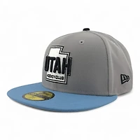 Utah Hockey Club Gray and Light Blue NHL Patch UV New Era 59FIFTY Fitted Hat