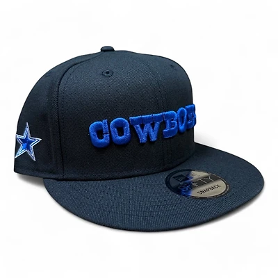 Dallas Cowboys Black and Royal Blue Star Patch UV 9FIFTY Snapback Hat