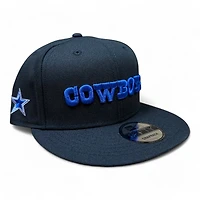 Dallas Cowboys Black and Royal Blue Star Patch UV 9FIFTY Snapback Hat
