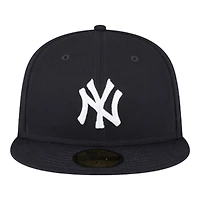 New York Yankees Navy 2024 World Series Patch Era 59FIFTY Fitted Hat