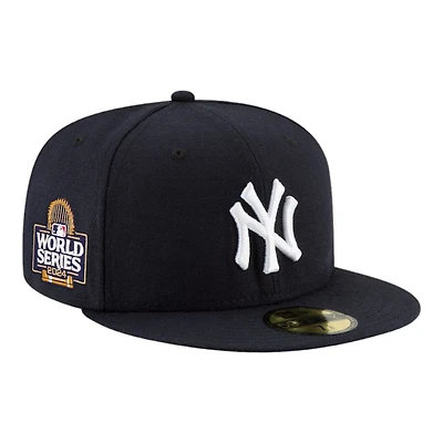 New York Yankees Navy 2024 World Series Patch Era 59FIFTY Fitted Hat