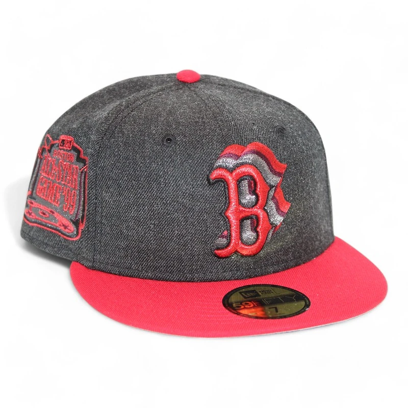 Boston Red Sox Charcoal and "DPM Halloween Pack" 1999 All Star Game Patch Gray UV