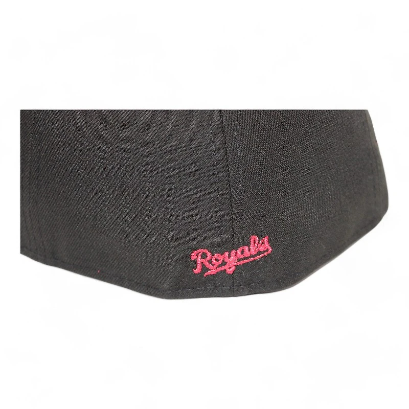 Kansas City Royals Black "DPM Halloween Pack" 2015 World Series Patch Gray UV