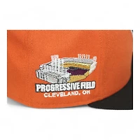 Cleveland Guardians Orange and Black "DPM Halloween Pack" Progressive Field Stadium Patch Gray UV New Era 59Fifty Fitted Hat