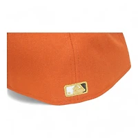 Cleveland Guardians Orange and Black "DPM Halloween Pack" Progressive Field Stadium Patch Gray UV New Era 59Fifty Fitted Hat