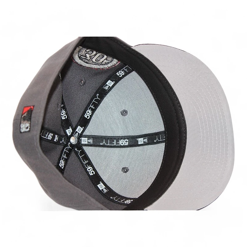 Baltimore Orioles Gray and Black 30th Anniversary Camden Yards Patch UV New Era 59Fifty Fitted Hat