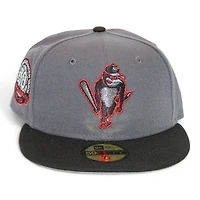 Baltimore Orioles Gray and Black 30th Anniversary Camden Yards Patch UV New Era 59Fifty Fitted Hat
