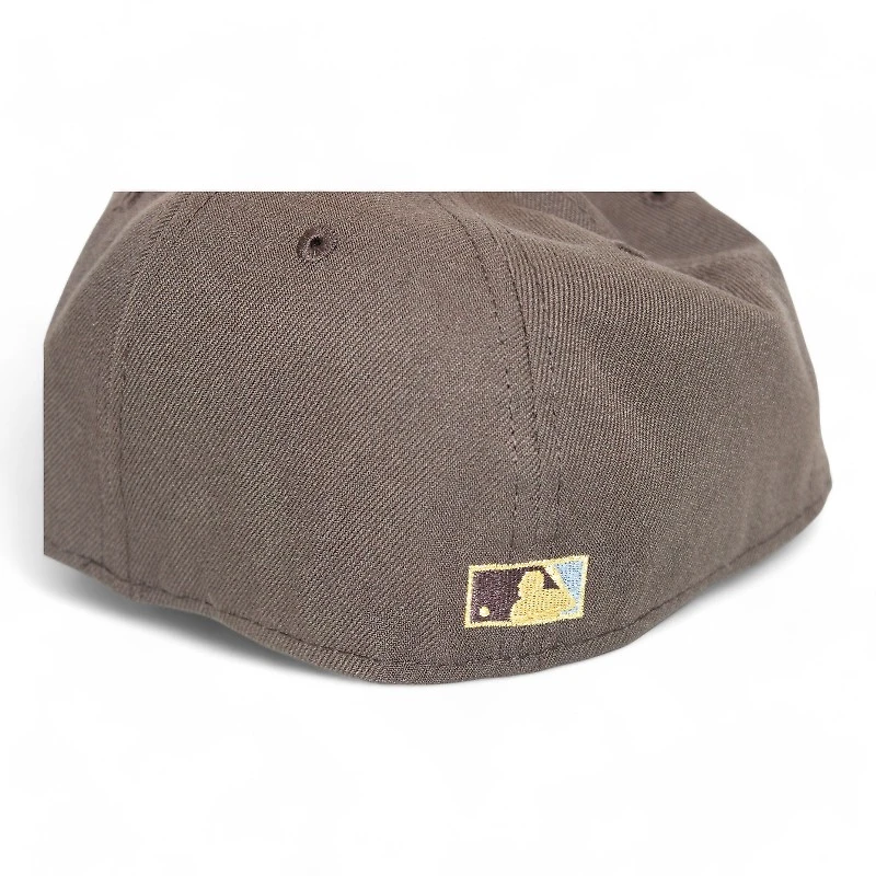 New York Yankees Brown and Teal 1949 World Series Patch Gray UV Era 59Fifty Fitted Hat