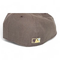 New York Yankees Brown and Teal 1949 World Series Patch Gray UV Era 59Fifty Fitted Hat