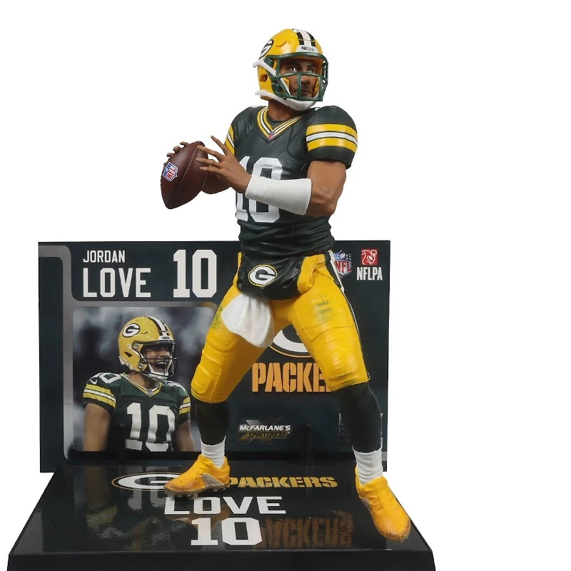 Green Bay Packers Jordan Love NFL McFarlane SportsPick 7" Action Figure Toy