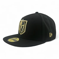 Vegas Golden Knights Black Est. 2017 Patch Gray UV NHL New Era 59FIFTY Fitted Hat