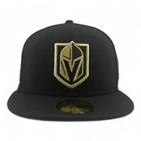 Vegas Golden Knights Black Est. 2017 Patch Gray UV NHL New Era 59FIFTY Fitted Hat