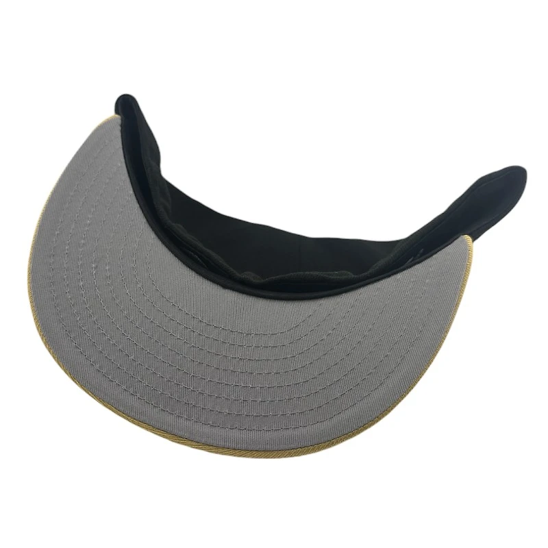 Vegas Golden Knights Black with Metallic Gold Brim Est. 2017 Patch Gray UV NHL New Era 59FIFTY Fitted Hat