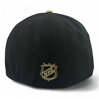 Vegas Golden Knights Black with Metallic Gold Brim Est. 2017 Patch Gray UV NHL New Era 59FIFTY Fitted Hat