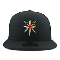 Vegas Golden Knights Black Alternate Logo NHL New Era 9FIFTY Snapback Hat