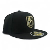 Kids Vegas Golden Knights Black Basic NHL New Era 59FIFTY Fitted Hat